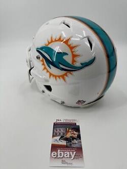 Casque authentique de jeu utilisé signé par Devante Parker des Miami Dolphins avec certificat JSA Witness Coa