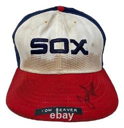 Casquette de baseball des Chicago White Sox des années 1980 signée par Tom Seaver, authentifiée par BAS+Heritage.