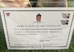 Chaussures de baseball utilisées par Jackson Holliday des Baltimore Orioles lors du Futur Game 2023 signées avec certificat d'authenticité