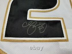 Chris Pronger 06'07 Saison De La Coupe Signé Anaheim Ducks Jeu Usé Maillot Usé W Coa