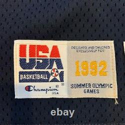 Christian Laettner Jeu Utilisé Signé 1992 Olympics Team USA Uniforme Jersey Jsa