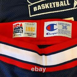 Christian Laettner Jeu Utilisé Signé 1992 Olympics Team USA Uniforme Jersey Jsa