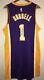 D’angelo Russell Signed Game Used/worn Lakers Auto Rookie Jersey (meigray Loa)
