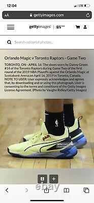 Danny Green Game Chaussures D'occasion Toronto Éliminatoire Worn Lakers Signé Raptors Vérifié