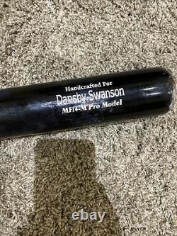 Dansby Swanson Atlanta Braves Signé Marucci Broken Bat Champions Ws