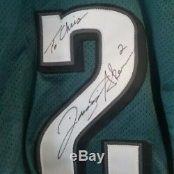 David Akers Jeu Utilisé / Porté Émis Émis Par La NFL / Autographe Philadelphia Eagles
