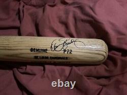 Dennis Eckersley Signé Cardinals Autographiés Jeu De Baseball Utilisé Bat Oakland Hof