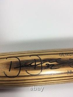 Derek Dietrich Miami Marlins Jeu Utilisé Signé Autographié Bat
