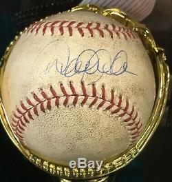 Derek Jeter Jeu Signé Utilisé Baseball Steiner Coa Authentiques Yankees