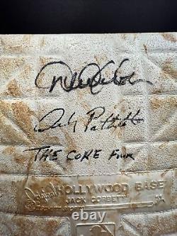 Derek Jeter Jeu Utilisé NY Yankees Base Steiner COA Signé Autographié