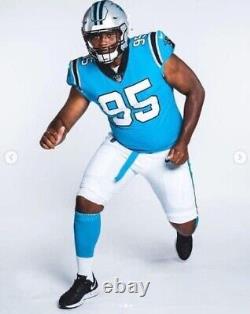 Derrick Brown Autographed Jeu Or Utilisé Jersey NFL Carolina Panthers