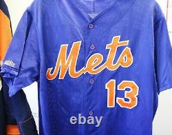 Edgardo Alfonzo New York Mets Signé Jeu D'occasion Jersey