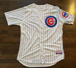 Entraîneur Jamie Quirk a signé maillot de baseball porté en jeu utilisé Chicago Cubs