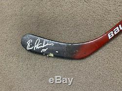 Eric Lindros (jeu Utilisé) Autographed Bauer Tri Flex Hockey Stick Avec Coa