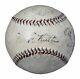 Extraordinaire Babe Ruth Single Signé Le 25 Oct 1924 Jeu Utilisé Baseball Psa Adn