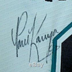 Fin 1990 Paul Kariya Hof Game Signed Ducks D'anaheim Utilisé Hockey Jersey
