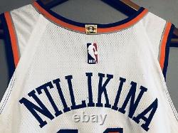 Frank Ntilikina New York Knicks 12/14/17 Jeu Signé Utilisé Maillot Usé (steiner)