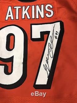 Geno Atkins Cincinnati Bengals Jeu Utilisé Jersey Jersey Psa / Adn Signé