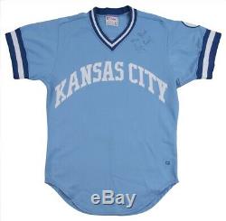 George Brett Kansas City Royals Jeu Utilisé Worn Jersey 1982 Loa Signé