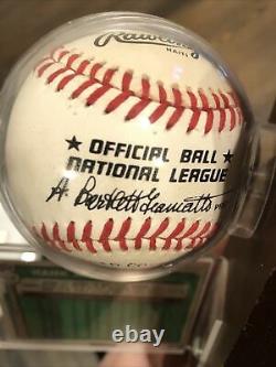 Hank Aaron A Signé Un Jeu De Baseball Autographié Used Ball