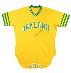 Harmon Killebrew 1981 Utilisé Utilisé Maillot De Baseball Signé Oakland Athletics