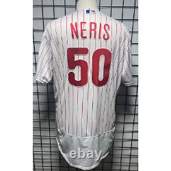 Hector Neris Signé Jeu Utilisé Phillies Jersey