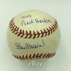 Incroyable Stan Musial Signé Première Guerre Mondiale 2 1945 All Star Game Utilisé Psa Baseball