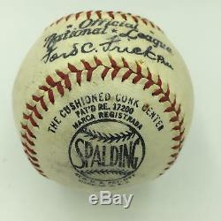 Incroyable Stan Musial Signé Première Guerre Mondiale 2 1945 All Star Game Utilisé Psa Baseball
