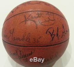Iowa Hawkeyes 1987 Elite 8 Match Utilisé Et Autographié Basketball Ncaa De Spalding