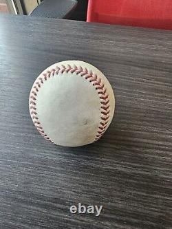 JHOAN DURAN Ballon de baseball signé utilisé lors d'un jeu par les Minnesota Twins de la MLB - Authentifié