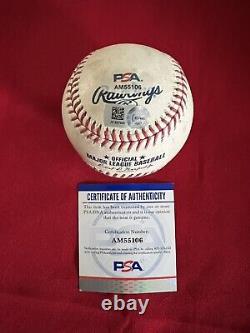 Jake Cronenworth San Diego Padres Jeu Utilisé & Signé MLB & PSA COA