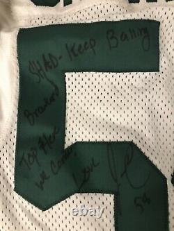 James Crawford Jeu Utilisé Worn Green Bay Packers Jersey Autographié Taille 44 Rare