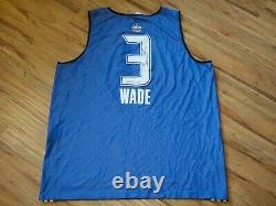 Jeu De Dwyane Wade Used Worn 2010 All-star Practice Jersey Signed Psa/dna