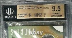 Jeu Sp 2014 Utilisé Golf Rory Mcilroy Premier Tee Rookies Auto /199 Bgs 9.5 Auto 9