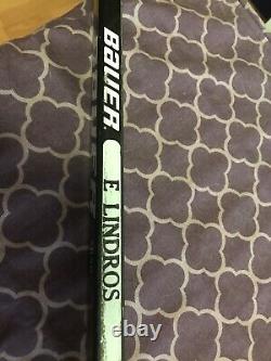Jeu Utilisé Autographié Eric Lindros Hockey Stick