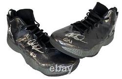 Joe Johnson Autographié Signé Game Sneakers D'occasion Nba Atlanta Hawks Loa Nets