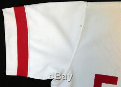 Johnny Bench 1983 Cincinnati Reds Signé Jeu Utilisé Jersey Psa Adn