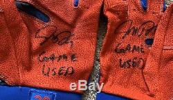 Josh Donaldson Jeu Gants Batting Utilisé Paire Autographe Blue Jays