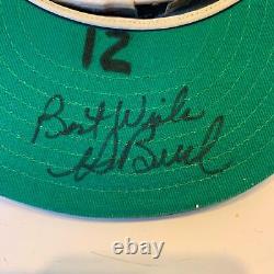 Ken Boswell, 1960's Signé Jeu Utilisé New York Mets Hat Cap Avec Jsa Coa