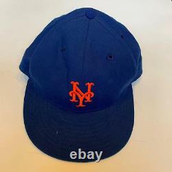 Ken Boswell, 1960's Signé Jeu Utilisé New York Mets Hat Cap Avec Jsa Coa