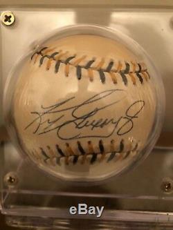 Ken Griffey Jr. Jeu De All-star 1994 Utilisé Baseball + Encadré