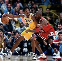 Kobe Bryant 1997-1998 Jeu Utilise Chaussures Signées Dédicacé Porté Lettre Gfc Jordan