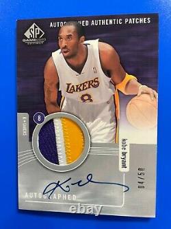 Kobe Bryant 2004 Jeu Sp Utilisé Authentic 3 Color Jersey Patch Auto Autograph /50