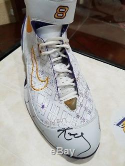 Kobe Bryant Lakers Jeu Occasion Échantillon Promo Chaussure Pe Autographiée Signée 2005