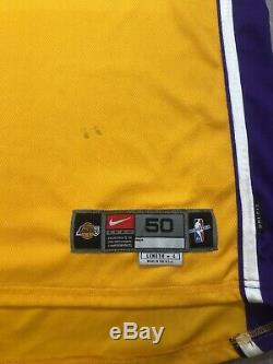Kobe Bryant Nike 2000/01 Lakers Jeu Utilisé Worn Jersey Autosigné Pe 50 + 4 Etats-unis
