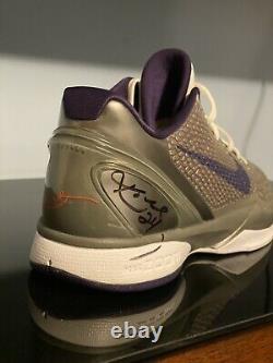 Kobe Bryant Signé Jeu Worn Used Shoes- Kobe 6 Chine (lire Description! Rare!)