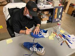 Kody Hoese Los Angeles Dodgers Autographié Signé 2020 Jeu Chaussures Turf Usagées