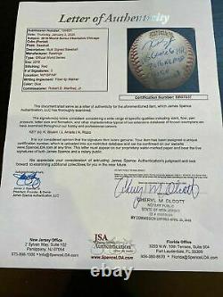 Kris Bryant Cubs De Chicago Signé 2016 World Series Game 6 Game Used Baseball Jsa
