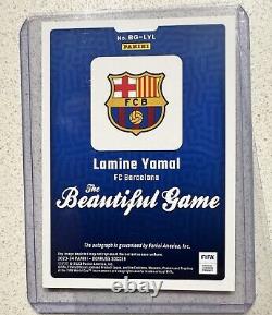 Lamine Yamal 2023-24 Panini Donruss Magnifique Jeu Auto FC Barcelona Rookie