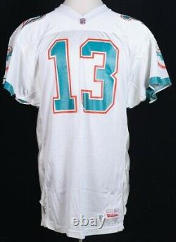 Le Finest Dan Marino 1992 Jeu Miami Dolphins Anciens Et D'occasion Jersey Mears A10 Psa
